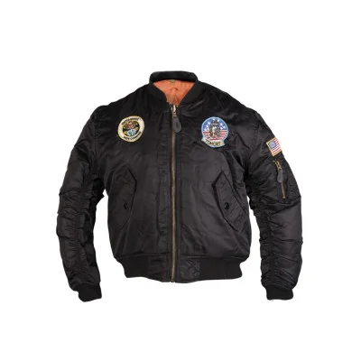 Blouson Enfant MA1 Avec Badges - Veste Enfant Aviateur Quaerius Blouson Enfant MA1 Avec Badges - Veste Enfant Aviateur Quaerius