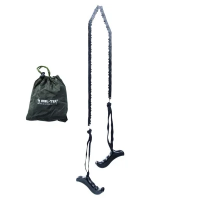Scie Chaîne 73 cm avec Manches et Etui - Scie à Chaîne Souple Quaerius Scie Chaîne 73 cm avec Manches et Etui - Scie à Chaîne Souple Quaerius