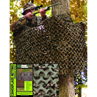 Le Filet de Camouflage Basic Light W/L Mil-Tec 100% en Nylon. Il est réversible, résistant à l'eau et anti-moisissures. Ainsi, il est utilisable durablement en plein air.