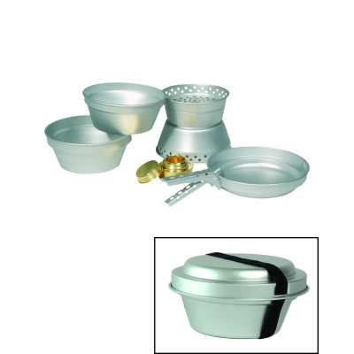 Set de Cuisine Aluminium 5 Pièces - Set Cuisine avec Poêle Réchaud Quaerius