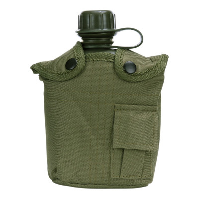 Gourde Plastique avec Housse Fosco Industries - Equipements militaire outdoor Quaerius