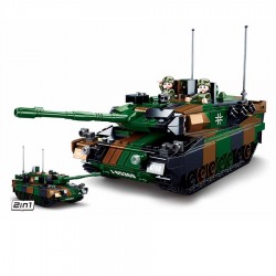 Tank Militaire de Combat Allemand M38-B0839 Sluban - Jouet militaire Quaerius