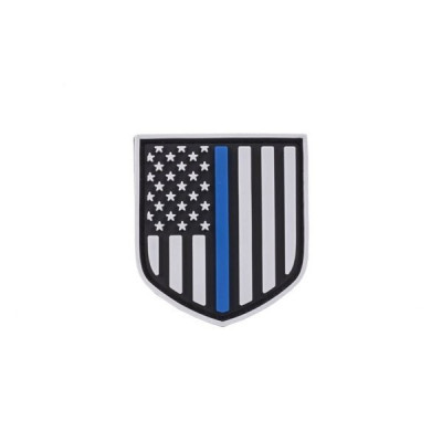 Patch PVC Shield Thin Blue Line Breakthrough - Equipement tir Quaerius