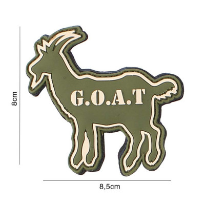 Patch 3D PVC G.O.A.T Vert