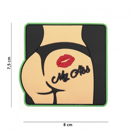 Patch 3D PVC Kiss My Ass 101 Incorporated - Patches Quaerius