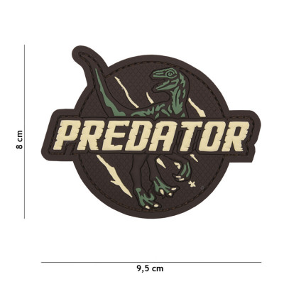 Patch 3D PVC Predator Marron 101 Incorporated - Patches Quaerius