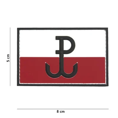 Patch 3D PVC Drapeau Pologne Résistance 101 Incorporated - Patches Quaerius Patch 3D PVC Drapeau Pologne Résistance 101 Incorporated - Patches Quaerius