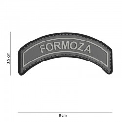 Patch 3D PVC Formoza Gris 101 Incorporated - Patches Quaerius