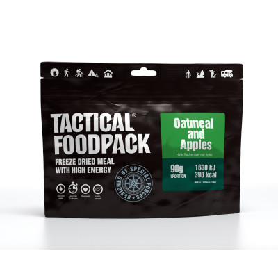 Petit-Déjeuner Lyophilisé : Flocons d'avoine et Pommes Tactical Foodpack - Nourriture Quaerius