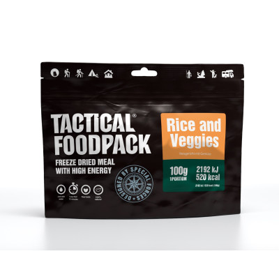 Plat Lyophilisé : Riz aux Légumes Tactical Foodpack - Nourriture Quaerius