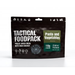 Plat Lyophilisé : Pâtes et Légumes Tactical Foodpack - Nourriture Quaerius