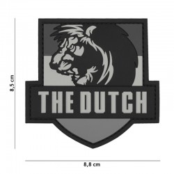 Patch 3D PVC Lion The Dutch Gris 101 Incorporated - Patches Quaerius