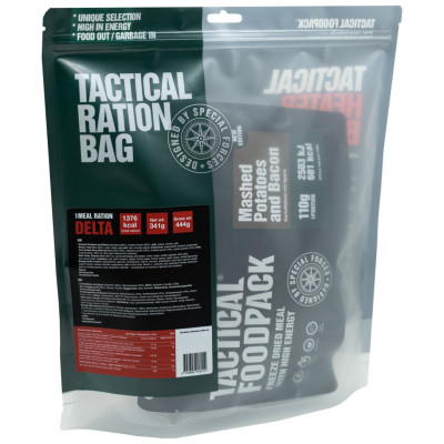 Repas Lyophilisé Ration Delta (1 plat, 2 en-cas, 2 boissons) Tactical Foodpack - Nourriture Quaerius