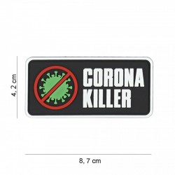 Patch 3D PVC Corona Killer 101 Incorporated - Patches Quaerius