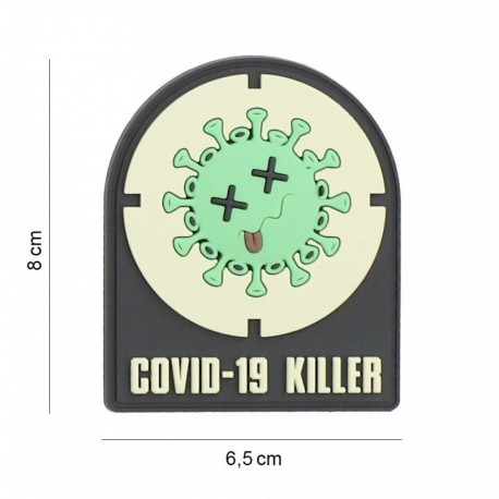 Patch 3D PVC Covid-19 Killer 101 Incorporated - Patches Quaerius