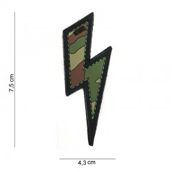 Patch 3D PVC Eclair Camouflage Woodland 101 Incorporated - Patches Quaerius