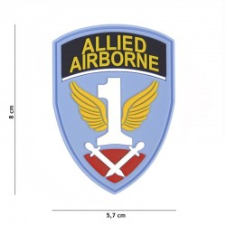 Patch 3D PVC First Allied Airborne Army 101 Incorporated - Patches Quaerius