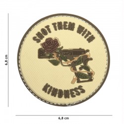 Patch 3D PVC Shot Them With Kindness Sable 101 Incorporated - Patches Quaerius