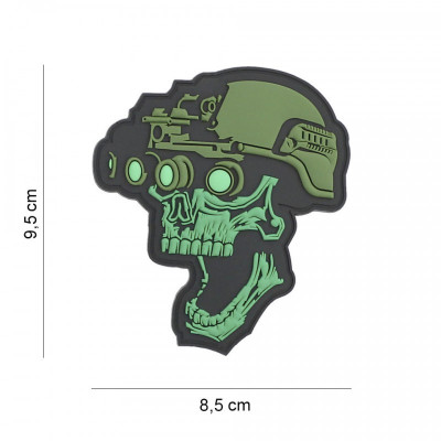 Patch Skull Night Vision Vert