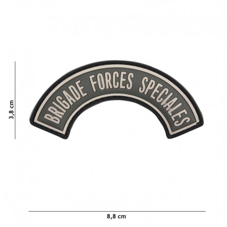Patch 3D PVC Brigade Forces Speciales Gris 101 Incorporated - Patches Quaerius