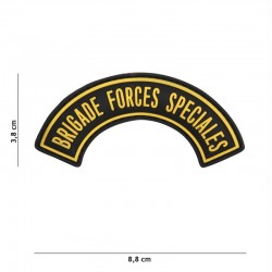 Patch 3D PVC Brigade Forces Speciales Jaune