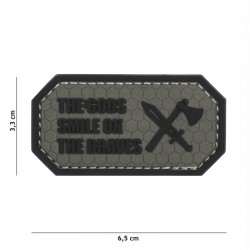 Patch 3D PVC The Gods Smile On The Braves Gris
