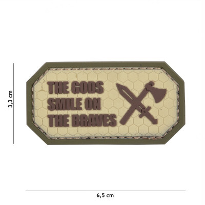 Patch 3D PVC The Gods Smile On The Braves Sable 101 Incorporated - Patches Quaerius