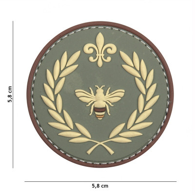 Patch 3D PVC Napoleon Abeille Vert