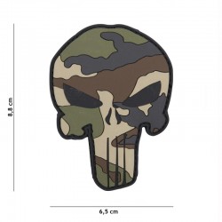 Patch 3D PVC Punisher French Camo 101 Incorporated - Patches Quaerius