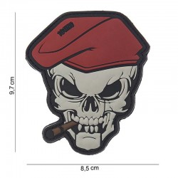 Patch 3D PVC Skull Cigare 101 Incorporated - Patches Quaerius