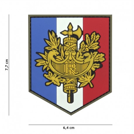Patch 3D PVC Shield France 101 Incorporated - Patches Quaerius