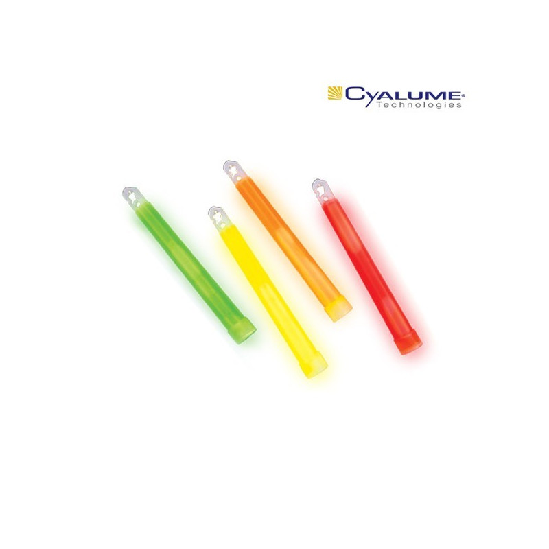 Bâton Lumineux Cyalume 6" 12h - Bâton Lumineux Cyalume - Equipements Militaire Quaerius