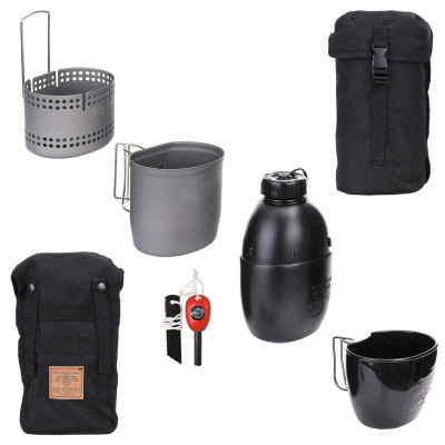 Set de Cuisson Crusader MKII (6 pièces) BCB International - Quaerius - Bushcraft