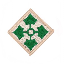 Patch 4th US Infantry Division Fostex Garments - Equipement militaire airsoft Quaerius
