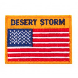 Patch Drapeau Américain Desert Storm Fostex Garments - Patch militaire Quaerius
