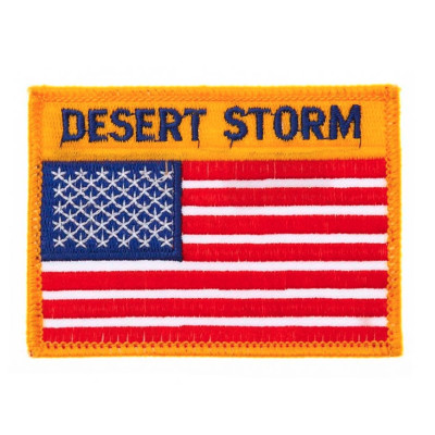 Patch Drapeau Américain Desert Storm Fostex Garments - Patch militaire Quaerius