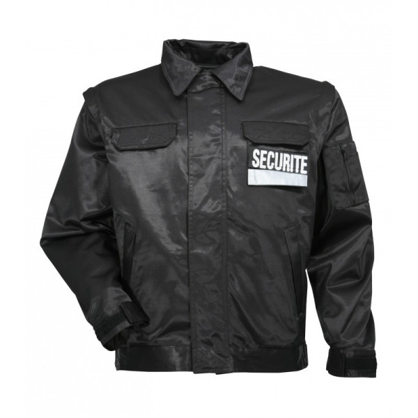 Blouson d'Intervention anti statique noir cityguard - Equipement Sécurité Privée Quaerius