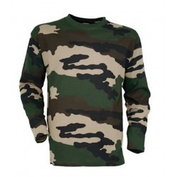 T-shirt Camouflage manches longues