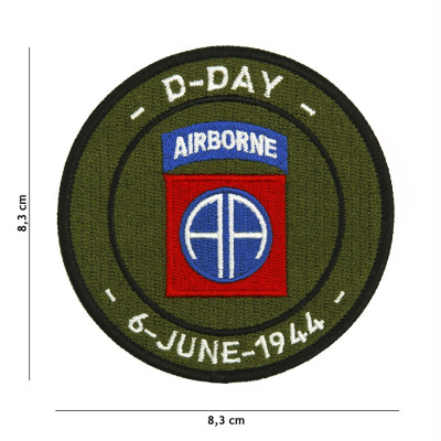 Patch D-Day 82nd Airborne 101 Incorporated - Accueil sur Quaerius.com - Vêtements militaire et Equipements de Sécurit