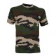 3 T-shirts militaire :  2 Uni et 1 Camouflage CE - Equipement militaire t-shirt camouflage quaerius