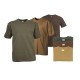 Lot de 3 T-shirts Uni :  1 Beige, 1 Kaki & 1 Marron - Equipement militaire t-shirt Quaerius