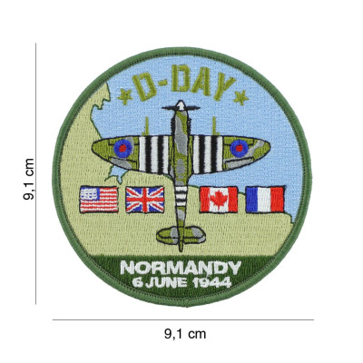 Patch Tissu D-Day Spitfire 101 Incorporated - Accueil sur Quaerius.com - Vêtements militaire et Equipements de Sécuri