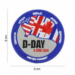 Patch Tissu D-Day Never Forget