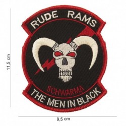 Patch Tissu Rude Rams The Men In Black