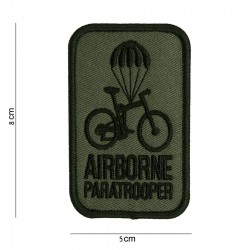 Patch Tissu Airborne Paratrooper Vert