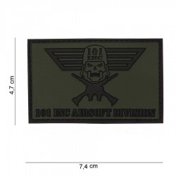 Patch 3D PVC Skull 101 INC Airsoft Division