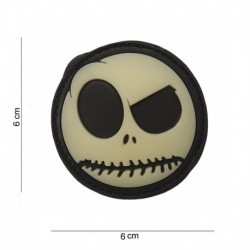 Patch 3D PVC Skull Nightmare Smiley