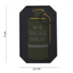 Patch 3D PVC M-18 Smoke Ninja Jaune