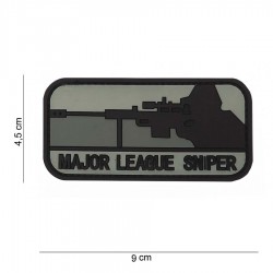 Patch PVC Major League Sniper Noir