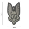 Patch 3D PVC Spartan Gris 101 Incorporated - Accueil sur Quaerius.com - Vêtements militaire et Equipements de Sécurit